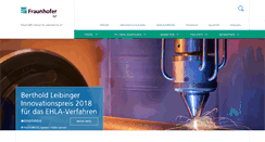 Desktop Screenshot of llp.ilt.fraunhofer.de
