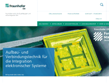 Tablet Screenshot of izm.fraunhofer.de