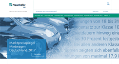 Desktop Screenshot of mietwagenspiegel.iao.fraunhofer.de