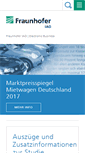Mobile Screenshot of mietwagenspiegel.iao.fraunhofer.de