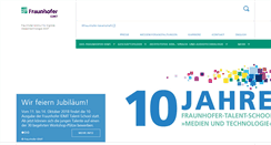 Desktop Screenshot of idmt.fraunhofer.de