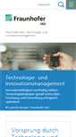 Mobile Screenshot of innovation.iao.fraunhofer.de