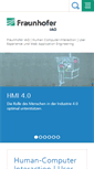 Mobile Screenshot of hci.iao.fraunhofer.de