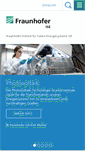 Mobile Screenshot of ise.fraunhofer.de