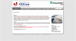 Desktop Screenshot of cccryo.fraunhofer.de