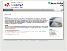 Tablet Screenshot of cccryo.fraunhofer.de