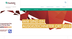 Desktop Screenshot of iaf.fraunhofer.de