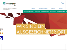 Tablet Screenshot of iaf.fraunhofer.de