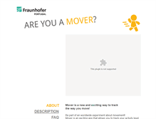 Tablet Screenshot of mover.projects.fraunhofer.pt