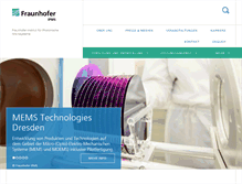 Tablet Screenshot of ipms.fraunhofer.de