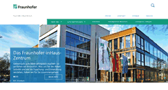 Desktop Screenshot of inhaus.fraunhofer.de