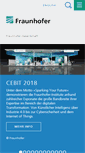 Mobile Screenshot of fraunhofer.de