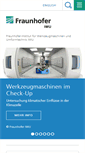 Mobile Screenshot of iwu.fraunhofer.de