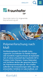 Mobile Screenshot of iap.fraunhofer.de