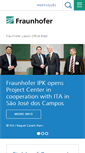Mobile Screenshot of brazil.fraunhofer.com