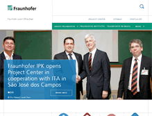 Tablet Screenshot of brazil.fraunhofer.com