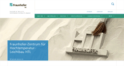 Desktop Screenshot of htl.fraunhofer.de