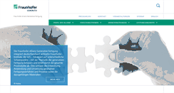 Desktop Screenshot of generativ.fraunhofer.de