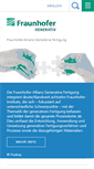 Mobile Screenshot of generativ.fraunhofer.de