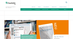 Desktop Screenshot of irb.fraunhofer.de