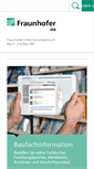 Mobile Screenshot of irb.fraunhofer.de