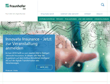 Tablet Screenshot of e-business.iao.fraunhofer.de