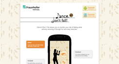 Desktop Screenshot of dancedontfall.projects.fraunhofer.pt