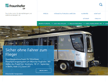 Tablet Screenshot of lbf.fraunhofer.de